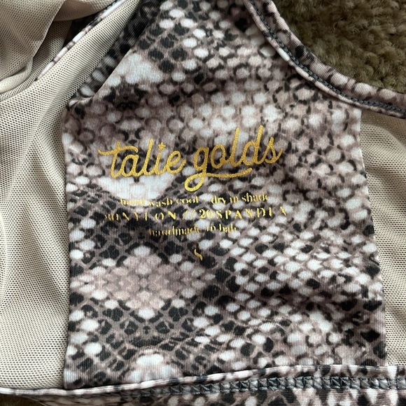 NWT Talie Golds Snakeskin Print Bikini - Picture 4 of 8